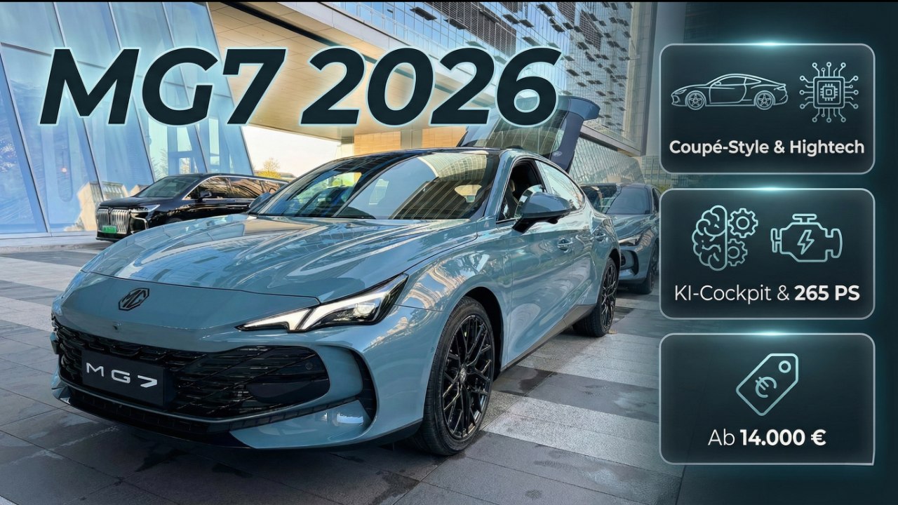 Technik-Upgrade & Turbo-Power: Das steckt im neuen MG7 (2026)