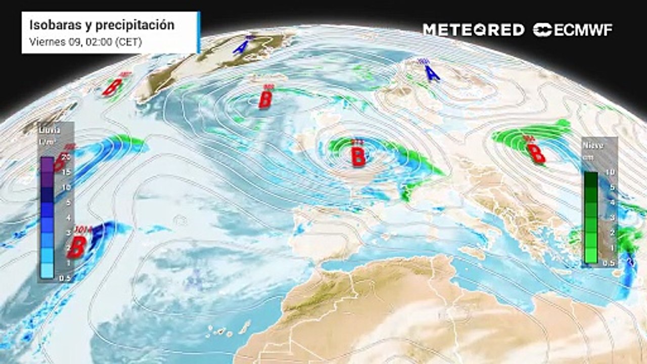 Tiempo en España tras el paso de Goretti