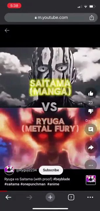 August 7 ,2024 8Ryuga's Dragon Emperor VS Saitama