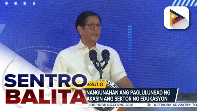 Kinukumpuning gusali ng San Francisco High School na nasunog noong Hunyo, ininspeksyon ni PBBM; paglulunsad ng ‘AGAP.AI’ para sa pinabuting edukasyon sa bansa, pinangunahan ng Pangulo | ulat ni Kenneth Paciente