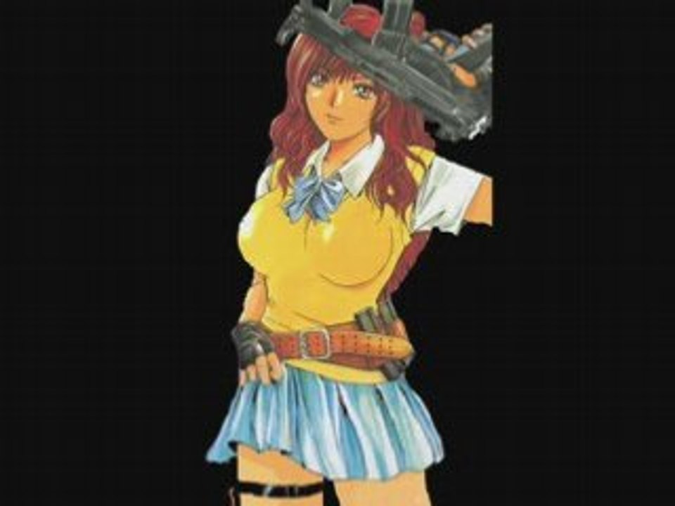 Fille manga jeux vidéos
