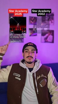 Léa L'amour est un oiseau rebelle Star Academy 2025 vs 2002 ✨