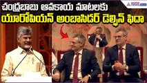 CM Chandrababu Avakaya Speech: యూరోపియన్ అంబాసిడర్ యూనియన్ డెల్ఫిన్ ఫిదా | Asianet News Telugu