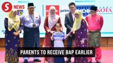 Early schooling aid to be disbursed earlier from next year, says Fadhlina