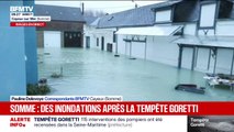 Tempête Goretti: des inondations à Cailleux-sur-Mer, dans la Somme