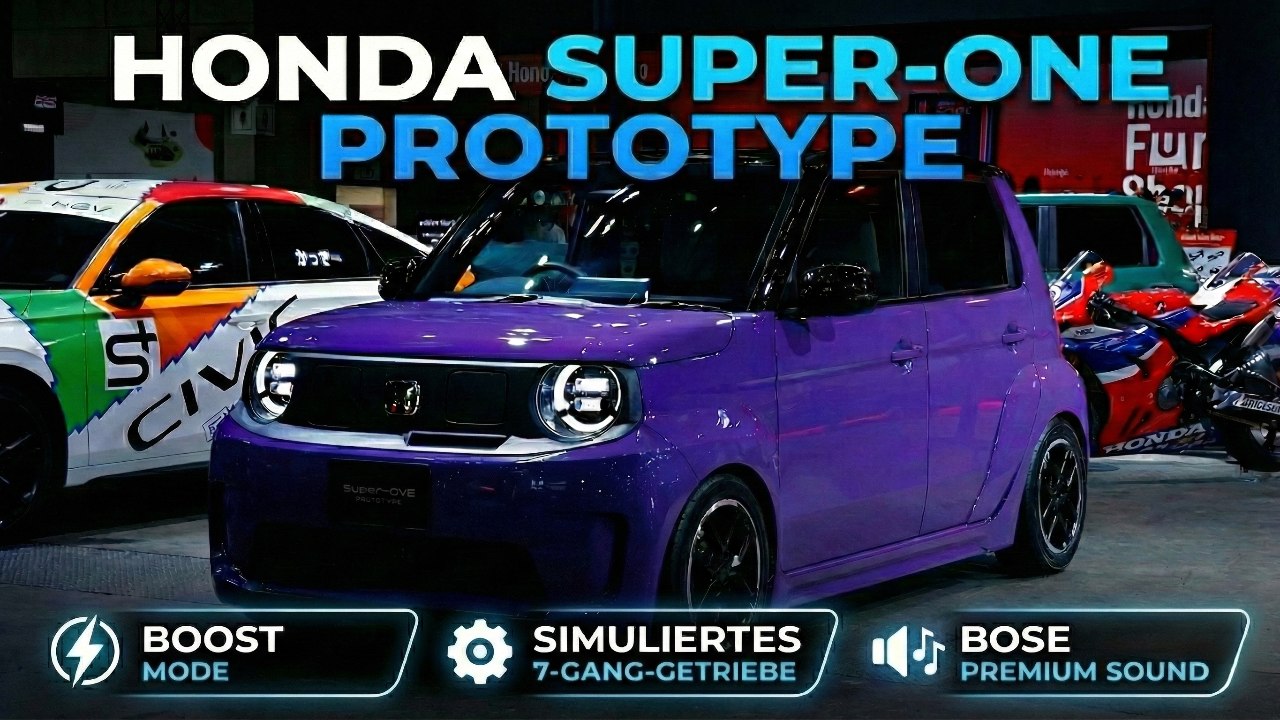 Neues Honda E-Auto kommt 2026 – das bietet der Super-ONE Prototype