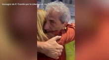 Venezuela, l'abbraccio di Biagio Pilieri ai suoi cari dopo la liberazione