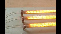 350mm 2500w Infrared Lamp IR Heater Lamp Twin Tube Short Wave Emitter for Stringer Machine