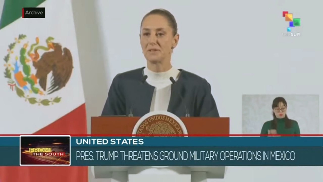 Pres. Trump threatens ground military operations in Mexico
