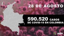 Nuevos casos de COVID-19 en Colombia hoy 28 de agosto: 299 muertos