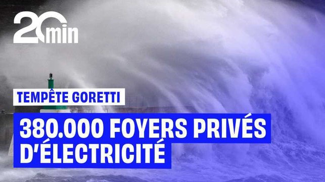 Tempête Goretti : 380.000 foyers privés d’électricité, 21 départements toujours en alerte orange…