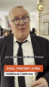 Le vigneron de l'année 2026 : Paul-Vincent Avril