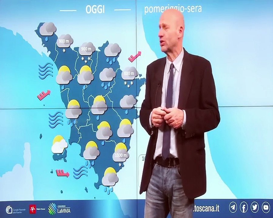 Le previsioni meteo della Lamma per la Toscana