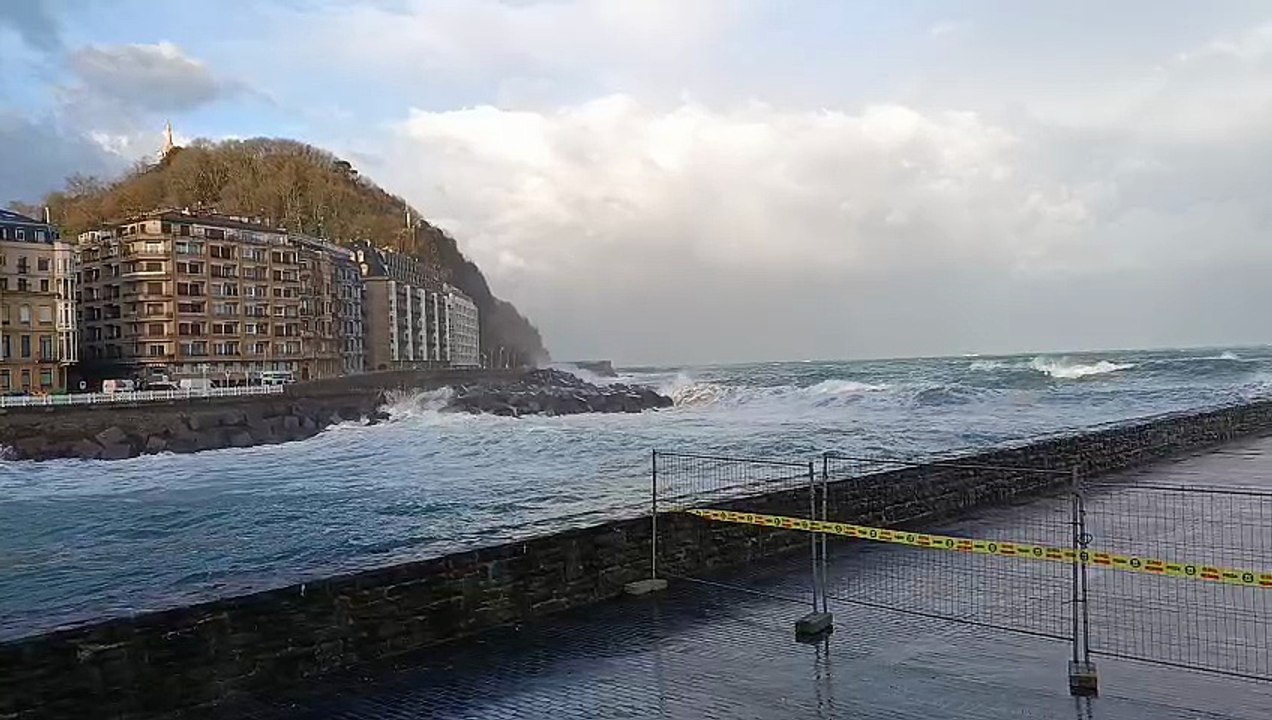 Temporal en Donostia