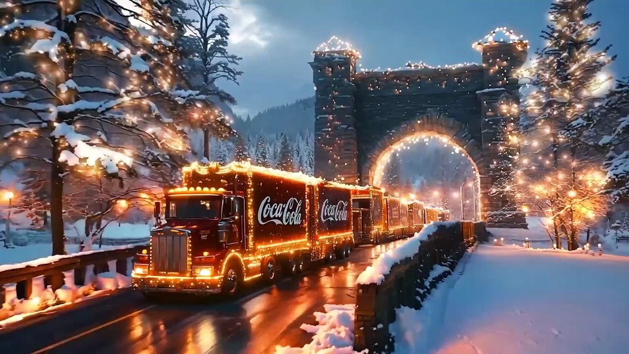 Pub TV Coca-Cola - générée par IA de Novembre 2024
