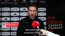 Simeone, des regrets malgré la défaite