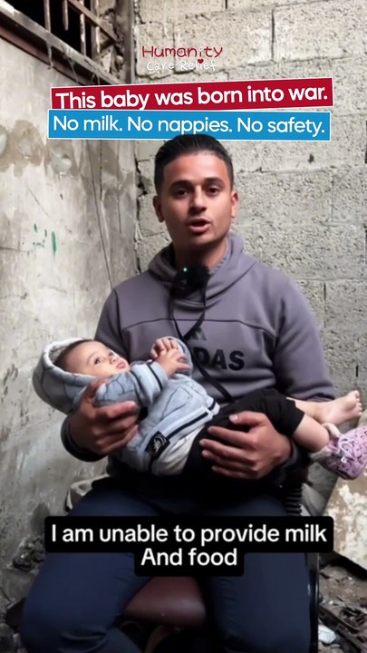 No Food, No Milk, No Safety – Story of a Baby Born in Gaza