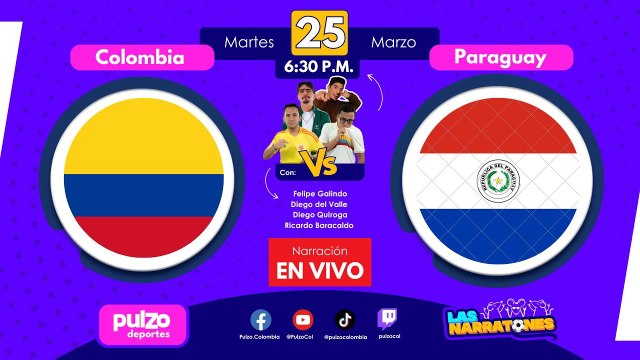🔴 EN VIVO: Colombia vs Paraguay, Eliminatorias Copa del Mundo - Fecha 14 | Pulzo Deportes | Pulzo