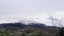 The snowy view of the Blorenge this morning!