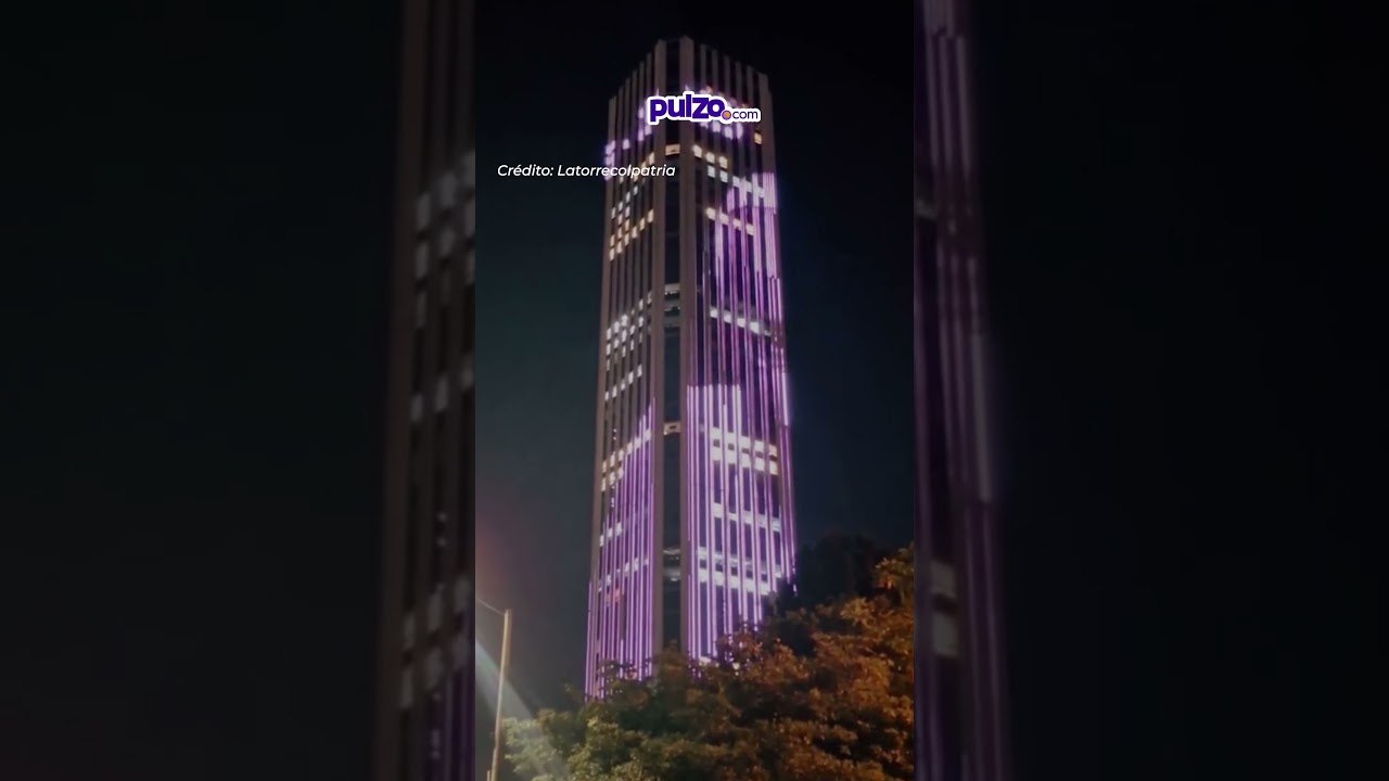 Rostro del papa Francisco ilumina Bogotá desde la Torre Colpatria ¿Hasta cuándo se podrá ver? |Pulzo