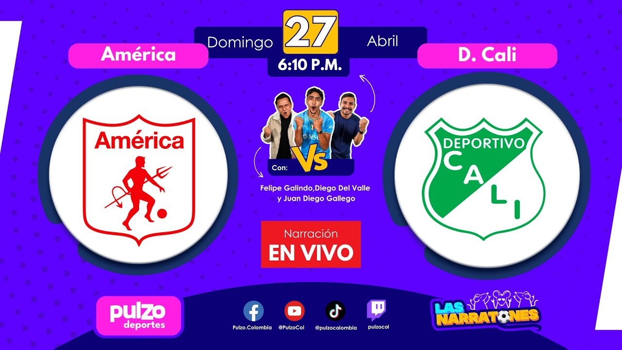 🔴 América de Cali Vs Deportivo Cali  EN VIVO | Liga BetPlay 2025 Fecha 16 | Partido Hoy | Pulzo