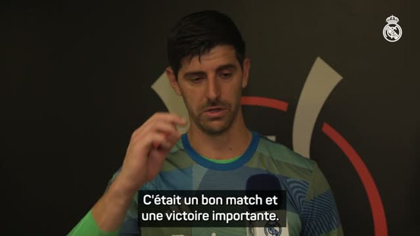 Real Madrid : Thibaut Courtois - "On a marqué deux superbes buts"