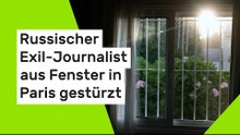 Russischer Exil-Journalist aus Fenster in Paris gestürzt