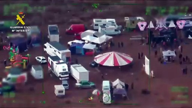 63 detenidos tras ocho días de fiesta en la 'rave' de Albacete