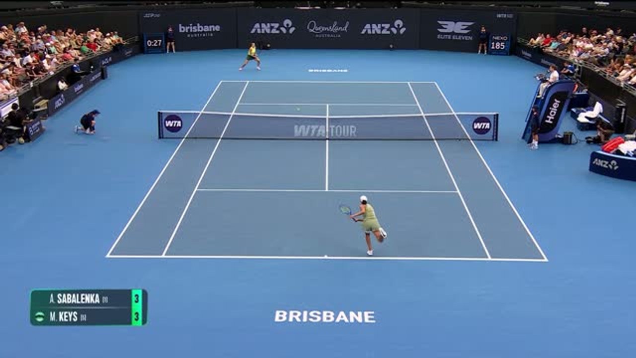 Brisbane - Une Sabalenka intraitable contre Keys file en demi-finale