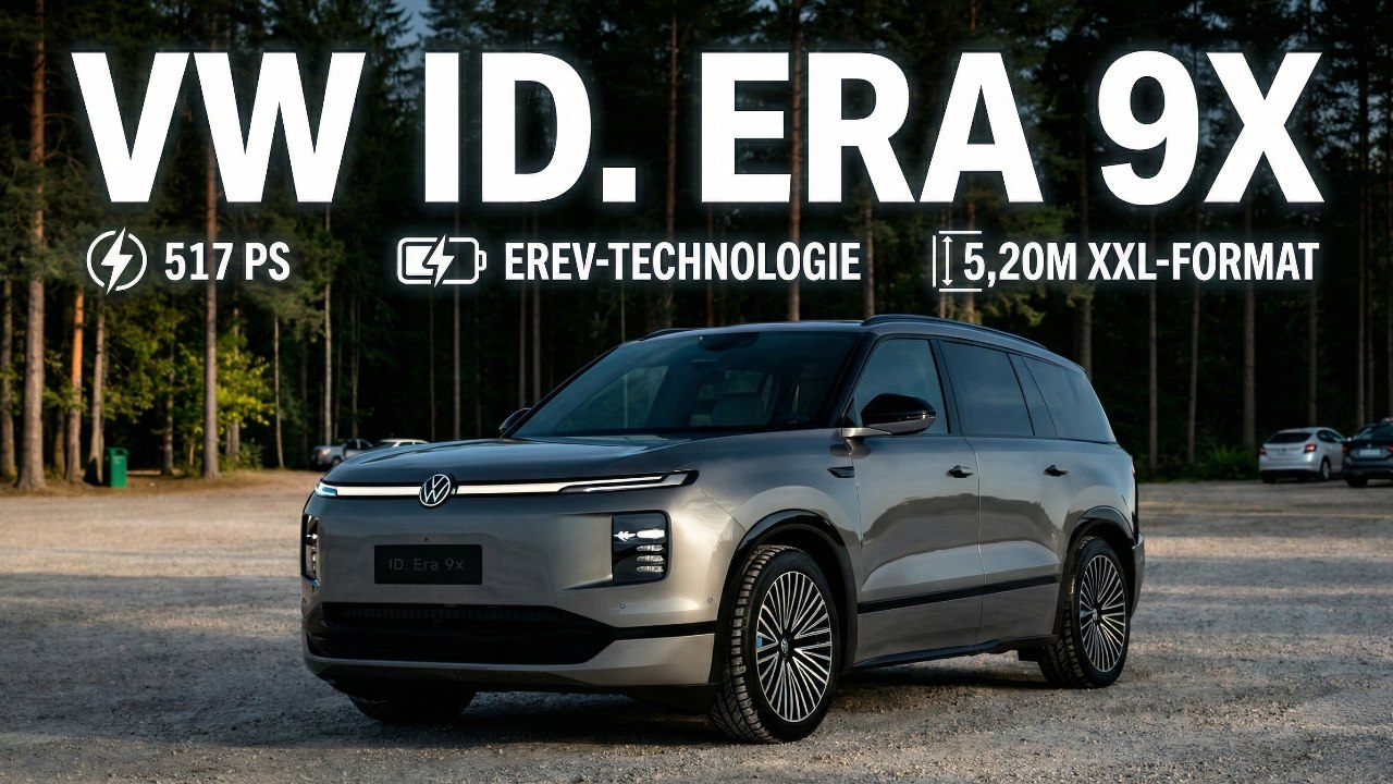 Volkswagen ID. Era 9X: Groß, stark, vollelektrisch – Details hier