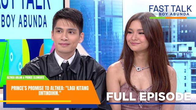 Fast Talk with Boy Abunda: Ang love story nina Althea Ablan at Prince Clemente (Full Episode 766)