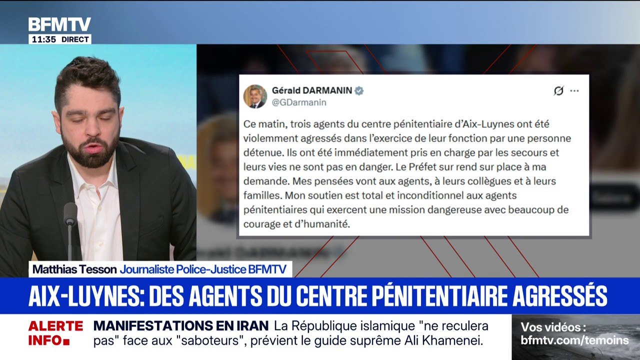 Ce que l'on sait de l'agression de trois agents du centre pénitentiaire d'Aix-Luynes par un détenu