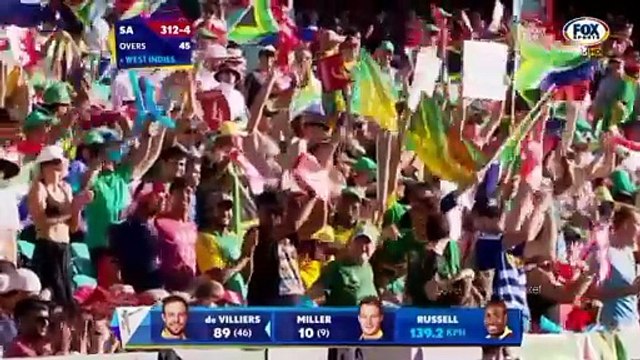 Ab de Villiers 162- (66) v WI 🏝 WC 2015 (Ball by Ball) 🎬