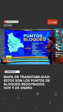 Mapa de transitabilidad: ESTOS SON LOS puntos de bloqueo registrados hoy 9 de enero