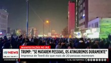 Trump ameaça “atingir duramente” o Irã se “começar a matar manifestantes”