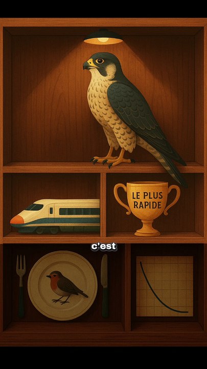 L'animal le plus RAPIDE du monde ! #rapide #faucon #nature #animaux #science