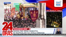 Dagsa ng mga deboto, ‘di napigilan sa Ayala Bridge | 24 Oras