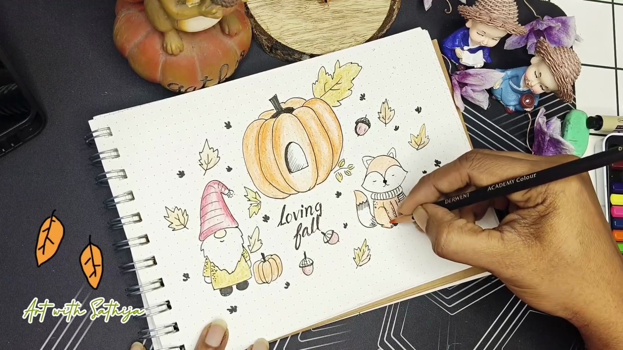 Fall Doodle Art | Easy Autumn Drawing Ideas for Beginners