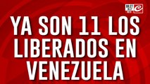 Ya son once los presos políticos liberados en Venezuela