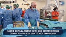 Madrid salva la pierna de un niño con tumor óseo complejo gracias a una técnica innovadora