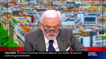 Pascal Praud surprend Jean-Marc Morandini en direct sur CNews en le félicitant pour son direct hier place de l’Etoile avec les agriculteurs