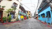 The Nice and Clean A. Luna Street in San Juan City in the Philippines