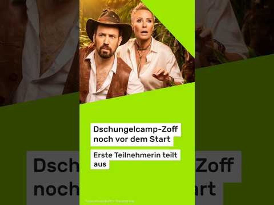 Dschungelcamp-Zoff noch vor dem Start - erste Teilnehmerin teilt aus
