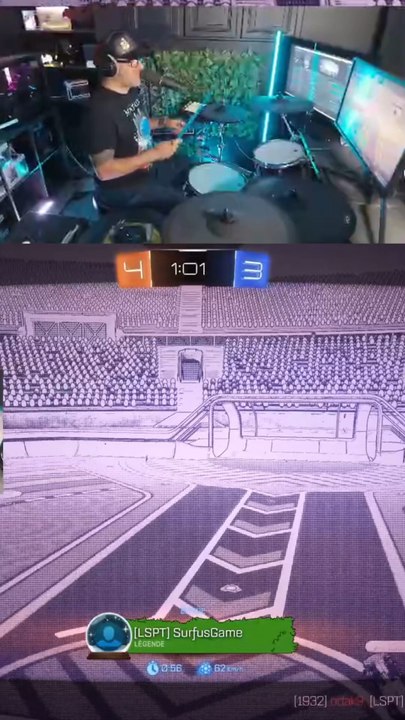 Quelles actions incroyables à Rocket League, alors que je joue sans manette.