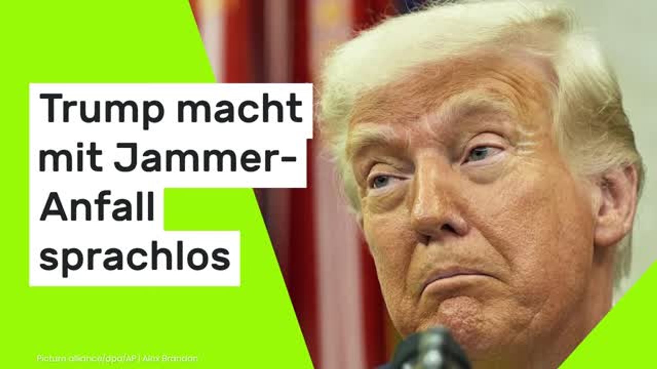 Donald Trump: 'Das ist so erniedrigend' - Trump macht mit Jammer-Anfall im TV sprachlos