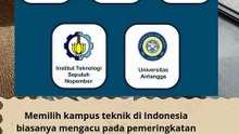 5 PTN dengan jurusan Teknik terbaik Di Indonesia