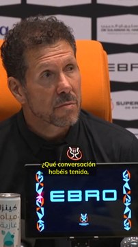 Simeone habla sobre su encontronazo con Vinicius