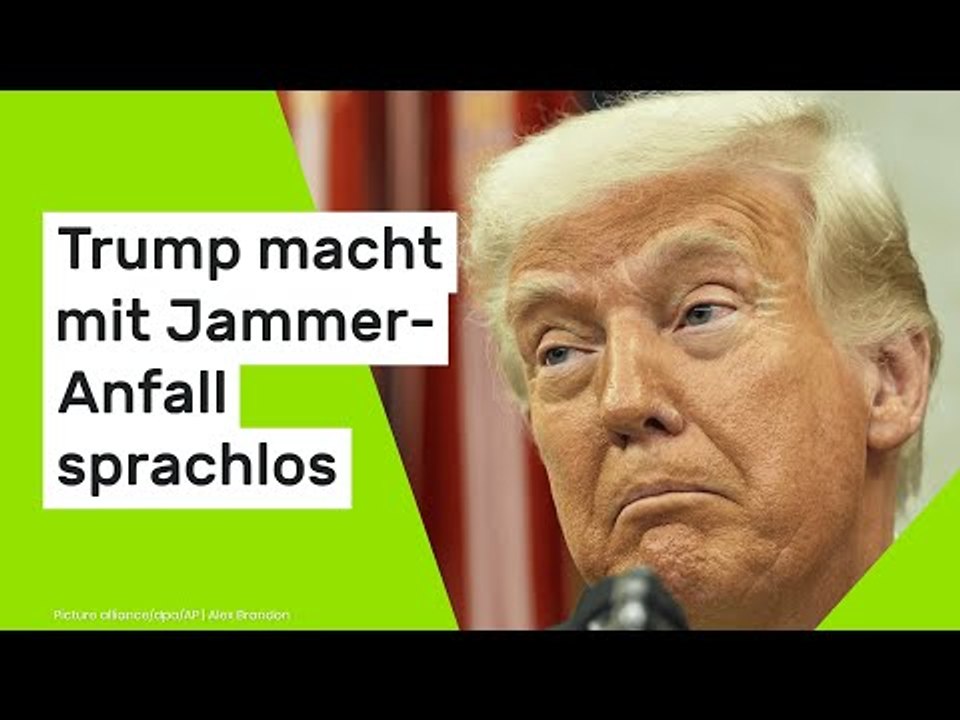 Donald Trump: 'Das ist so erniedrigend' - Trump macht mit Jammer-Anfall im TV sprachlos