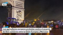 Agricultores europeos protestan por el acuerdo entre la UE y Mercosur