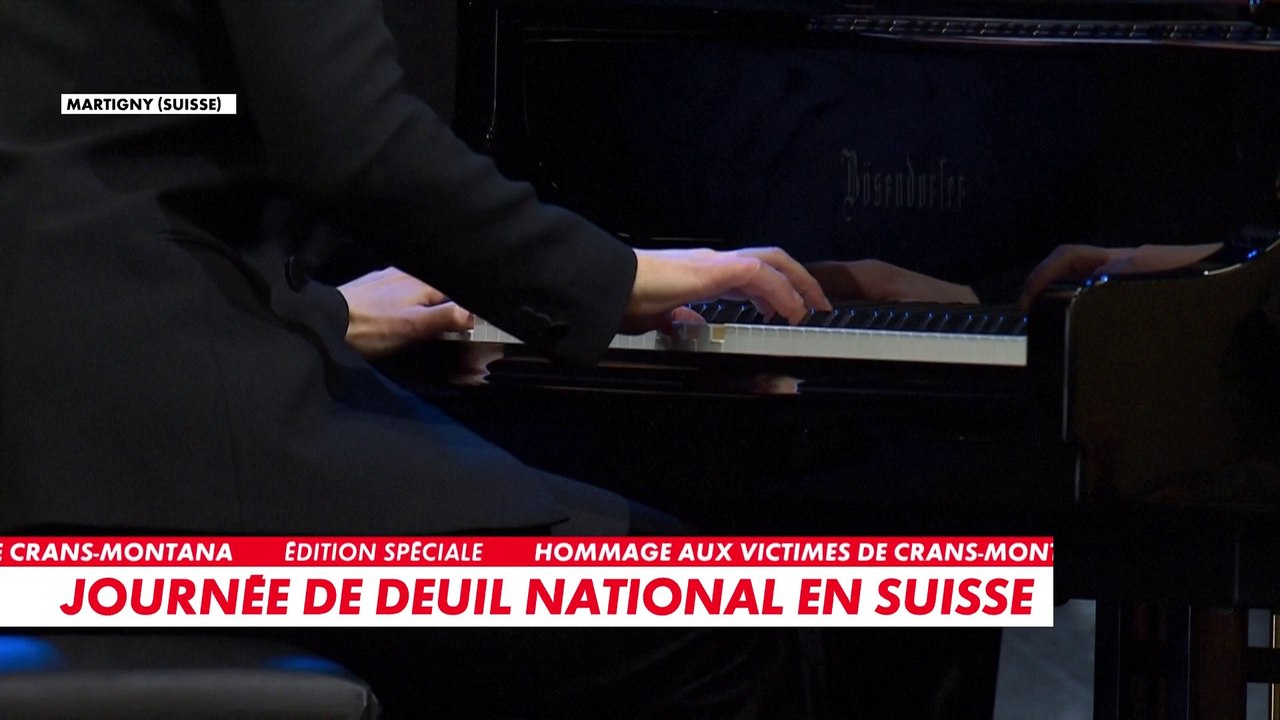 Drame de Crans-Montana : un morceau de piano pour apaiser les cœurs lourds des victimes et de leurs familles